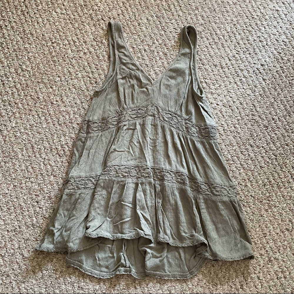American Eagle Lace Panel Tank Top